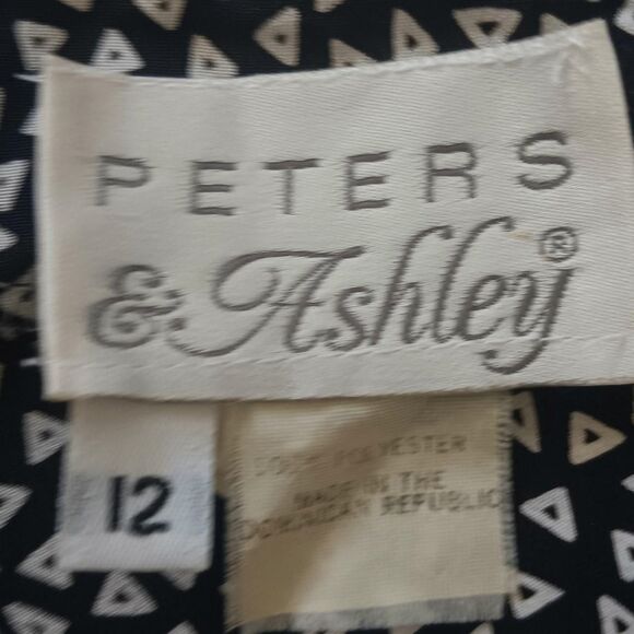 Vintage Peters & Ashley button up womens 12 floral lace collar grannycore 1950s - Picture 2 of 8